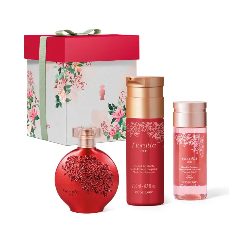 Floratta Red Gift Set (3 items)