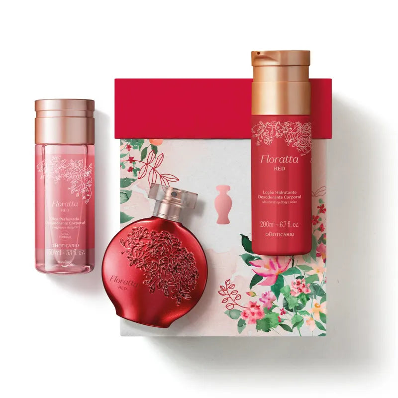 Floratta Red Gift Set (3 items)